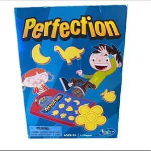 Hasbro Perfection Strategy/ Counting Game Travel Fun